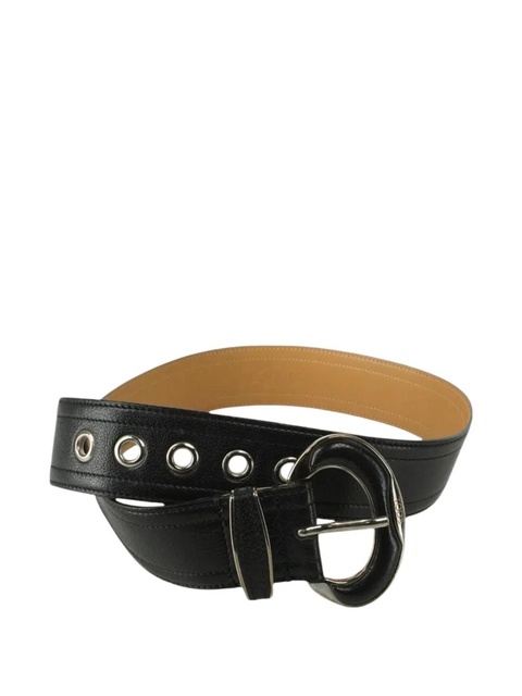 Tod's grommets buckled leather belt - Black - zdjęcie produktu nr 2