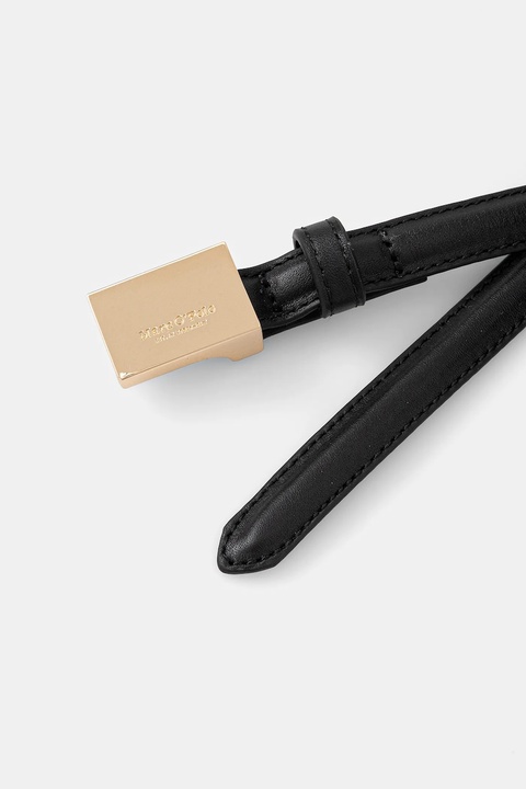 Marc O'Polo pasek skórzany damski kolor czarny 5000009099 - zdjęcie produktu nr 2