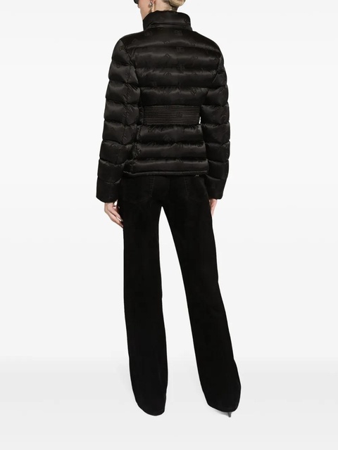 Dolce & Gabbana monogram-jacquard puffer jacket - Black - zdjęcie produktu nr 1