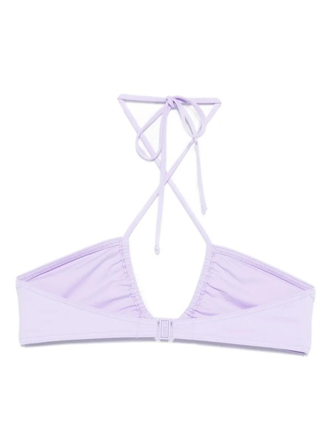 MC2 Saint Barth cross-straps halterneck bikini top - Purple - zdjęcie produktu nr 2