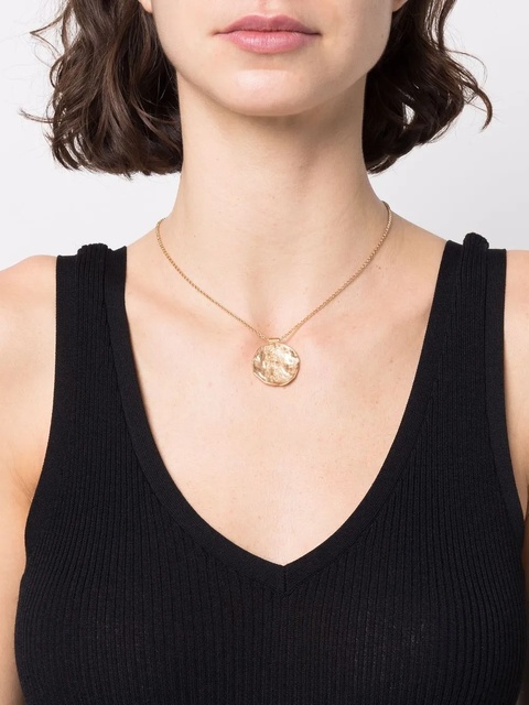 Maje Zodiac medal necklace - Gold - zdjęcie produktu nr 1