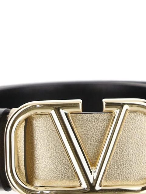 Valentino Garavani VLogo Signature reversible belt - Gold - zdjęcie produktu nr 2