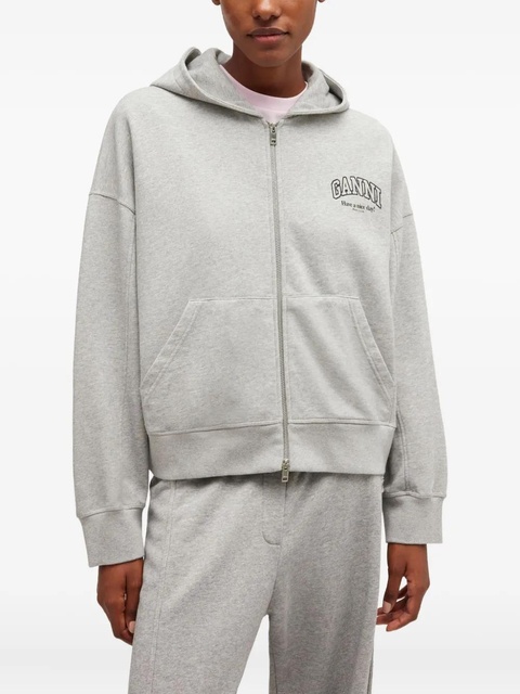 GANNI zip hoodie - Grey - zdjęcie produktu nr 2