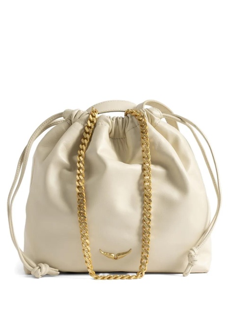 Zadig&Voltaire chain-embellished drawstring bag - Neutrals - zdjęcie produktu nr 1