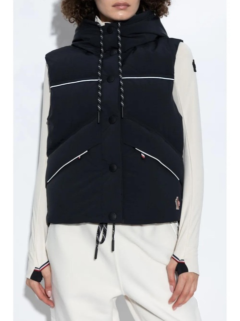 Moncler Grenoble Arolla hooded down gilet - Black - zdjęcie produktu nr 2