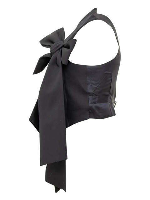 AMBUSH bow-embrllished gilet - Blue - zdjęcie produktu nr 2