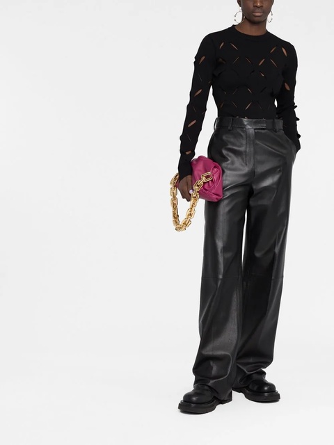 Versace cut-out knitted jumper - Black - zdjęcie produktu nr 2