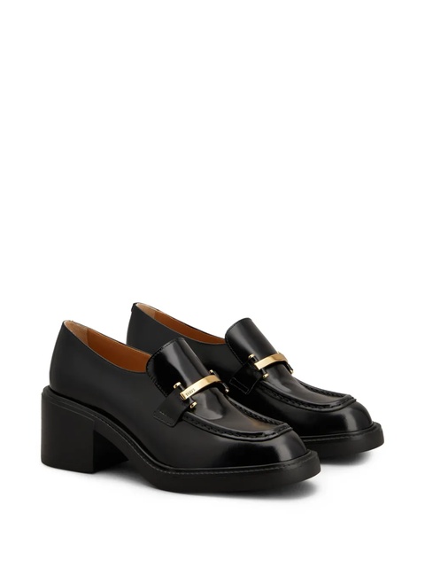 Tod's 60mm leather loafers - Black - zdjęcie produktu nr 2