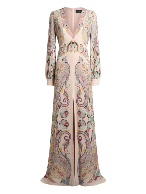 ETRO printed dress - Neutrals - zdjęcie produktu nr 1