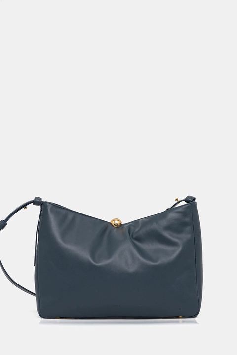 Furla torebka skórzana kolor niebieski WB01365.BX3168.GU000 - zdjęcie produktu nr 1