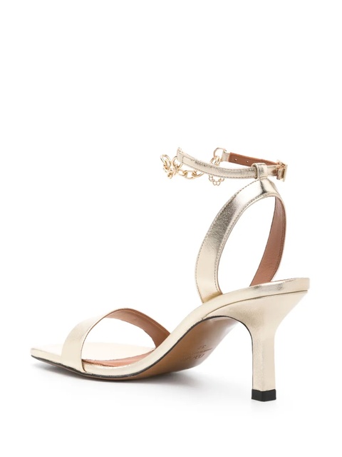 Maje metallic leather sandals - Gold - zdjęcie produktu nr 1
