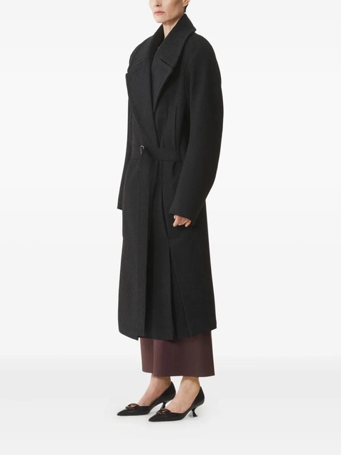Lanvin belted wool coat - Black - zdjęcie produktu nr 2