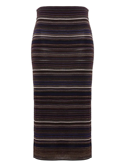 Missoni striped midi skirt - Brown - zdjęcie produktu nr 1