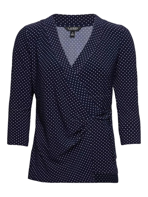 Lauren Ralph Lauren polka-dot tie blouse - Blue - zdjęcie produktu nr 1