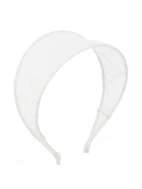 Jennifer Behr floral-lace headband - White - zdjęcie produktu nr 1