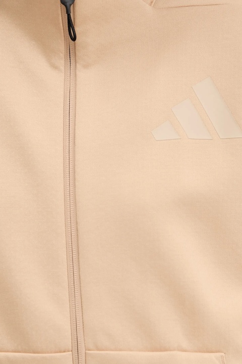 adidas bluza x Z.N.E damska kolor brązowy gładka JW7776 - zdjęcie produktu nr 2