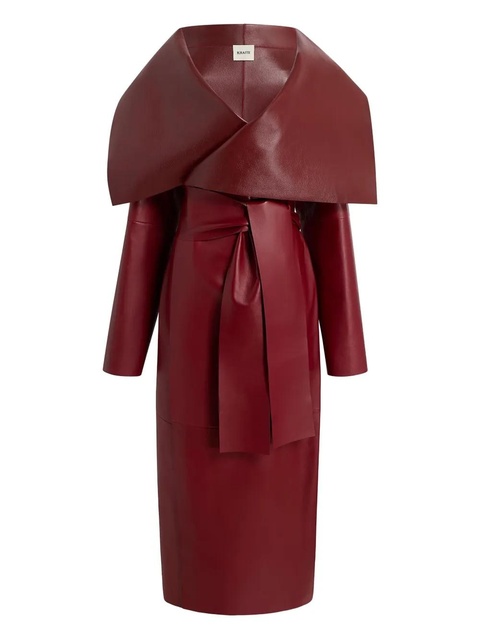 KHAITE Levitt belted-collared coat - zdjęcie produktu nr 2