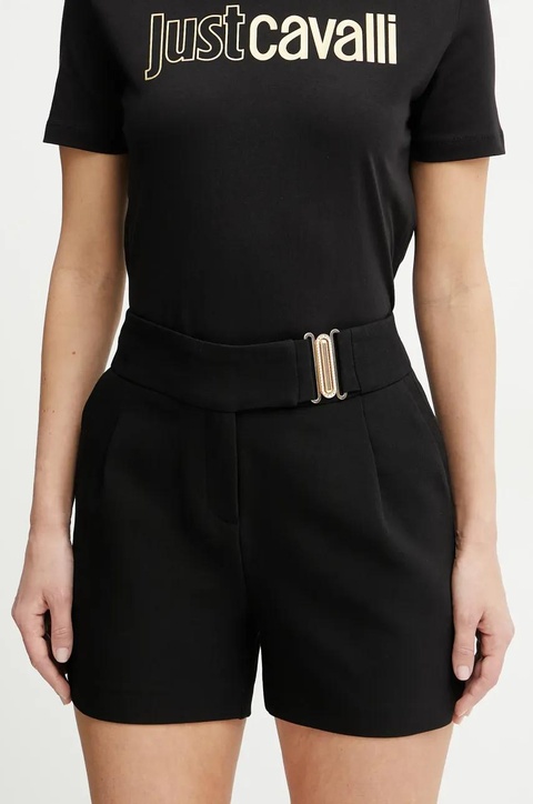 Morgan szorty SHOU.F damskie kolor czarny gładkie high waist SHOU.F - zdjęcie produktu nr 1
