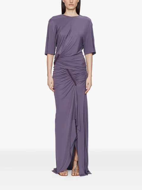 Christopher Esber Shibari jersey maxi skirt - Purple - zdjęcie produktu nr 2