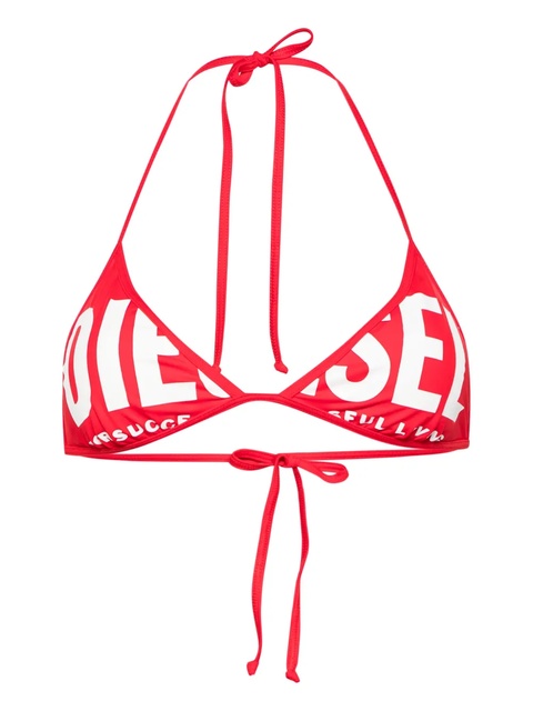 Diesel Sees triangle bikini top - Red - zdjęcie produktu nr 1