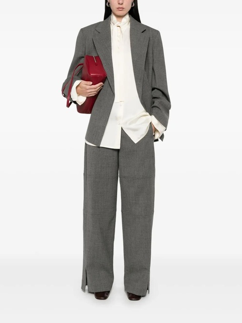 Jil Sander satin shirt - Neutrals - zdjęcie produktu nr 2
