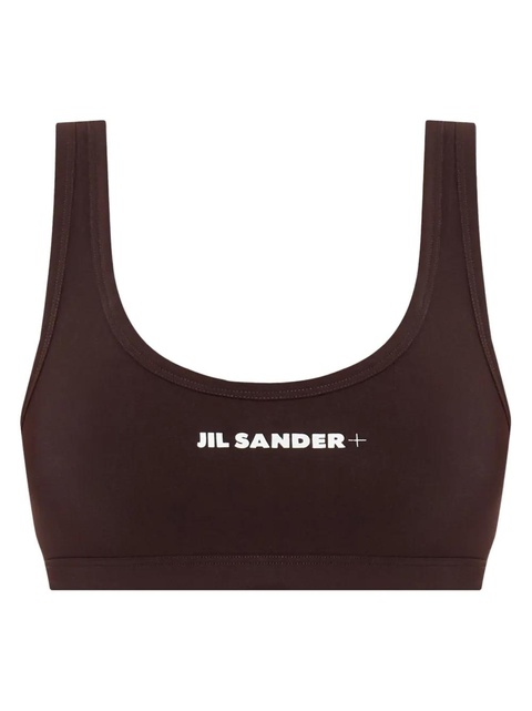 Jil Sander logo-print bikini top - Black - zdjęcie produktu nr 1