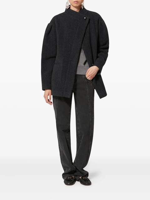 ISABEL MARANT pinstripe button blazer - Grey - zdjęcie produktu nr 2