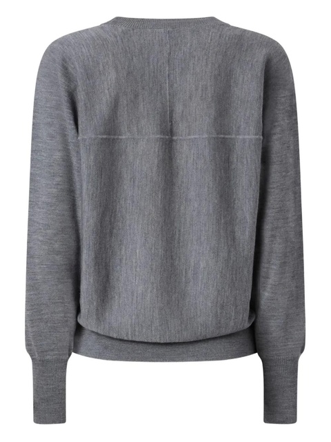 PINKO Lanzarote crew-neck sweater - Grey - zdjęcie produktu nr 2