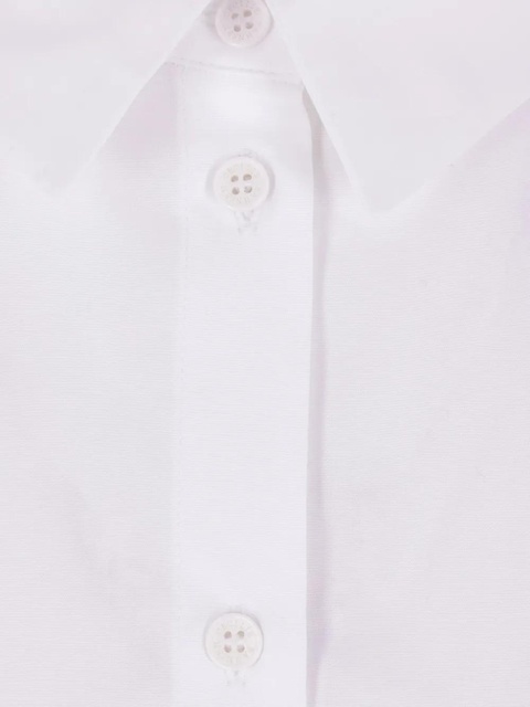 Cecilie Bahnsen tie-cuff cotton shirt - White - zdjęcie produktu nr 2