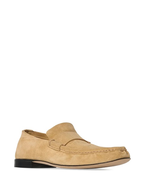 The Row suede loafers - Yellow - zdjęcie produktu nr 2