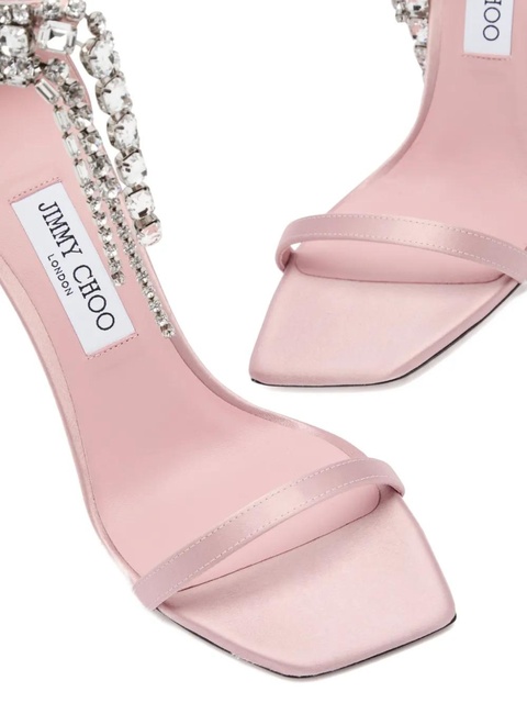 Jimmy Choo 100mm Verity Strass satin sandals - Pink - zdjęcie produktu nr 1