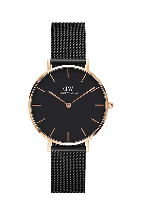 Daniel Wellington zegarek Petite 32 Ashfield damski kolor czarny - zdjęcie produktu nr 1