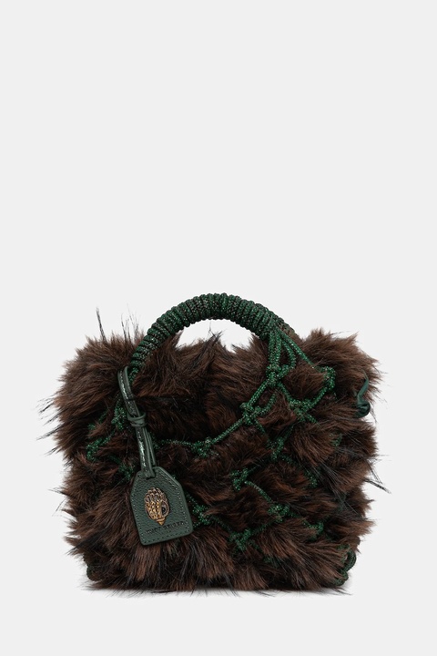 Kurt Geiger London torebka MACRAME CRYSTAL kolor brązowy 2038279999 - zdjęcie produktu nr 1