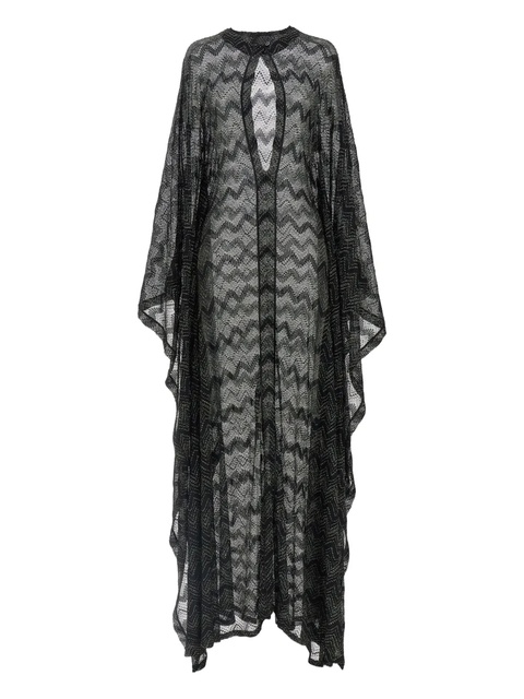 Missoni zig-zag knit maxi dress - Black - zdjęcie produktu nr 2