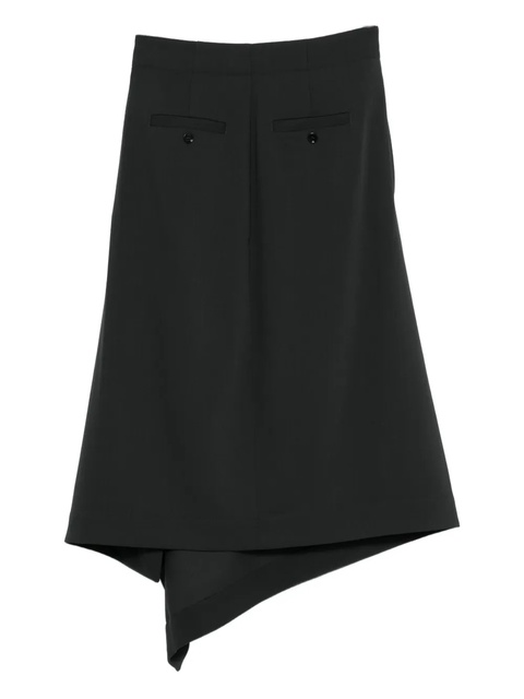 AMI Paris asymmetrical wrap skirt - Black - zdjęcie produktu nr 2