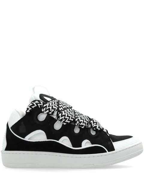 Lanvin Curb panelled sneakers - White - zdjęcie produktu nr 1