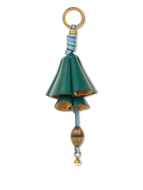 ETRO leather flower charm - Green - zdjęcie produktu nr 1