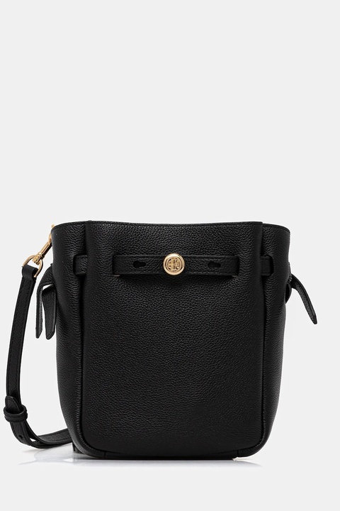 Tory Burch torebka skórzana Roby Small kolor czarny 171002-001 - zdjęcie produktu nr 1