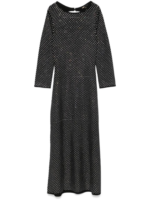 Maje rhinestoned maxi dress - Black - zdjęcie produktu nr 1