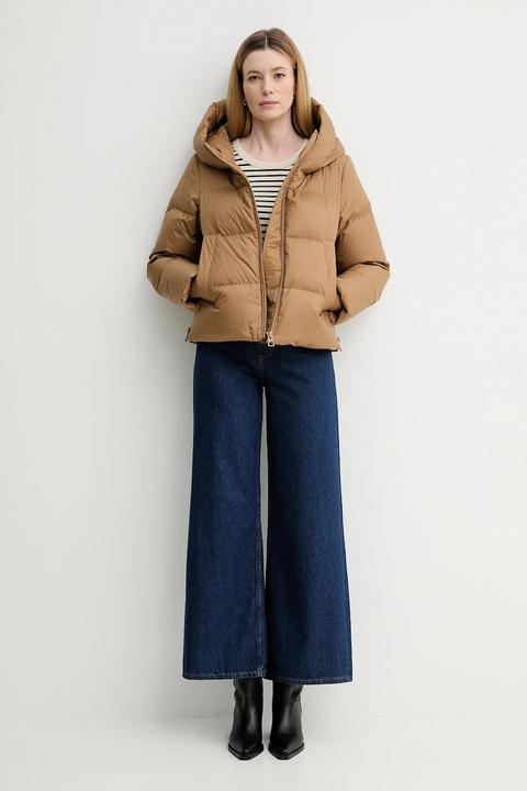 Marc O'Polo longsleeve bawełniany kolor beżowy 600207452011 - zdjęcie produktu nr 2