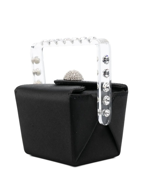 Aquazzura Noodle Box mini bag - Black - zdjęcie produktu nr 2
