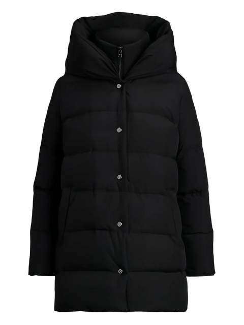 Lauren Ralph Lauren hooded press-stud fastening coat - Black - zdjęcie produktu nr 2
