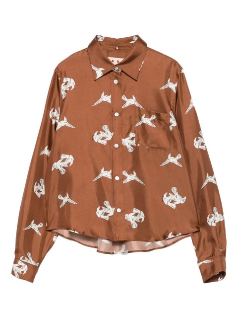 Marni CAMISA - Brown - zdjęcie produktu nr 1