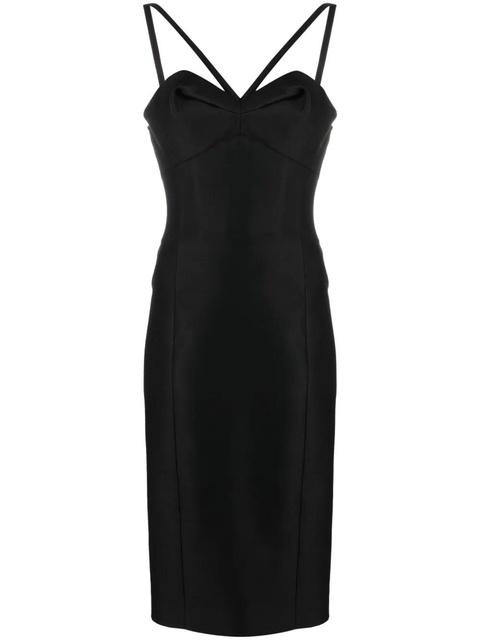 Versace halterneck bustier midi dress - Black - zdjęcie produktu nr 1
