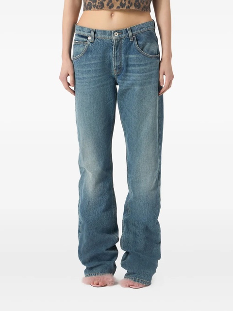 Blumarine logo-print jeans - Blue - zdjęcie produktu nr 2