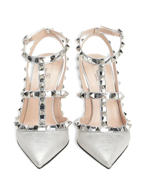 Valentino Garavani 100mm Rockstud pumps - Grey - zdjęcie produktu nr 2