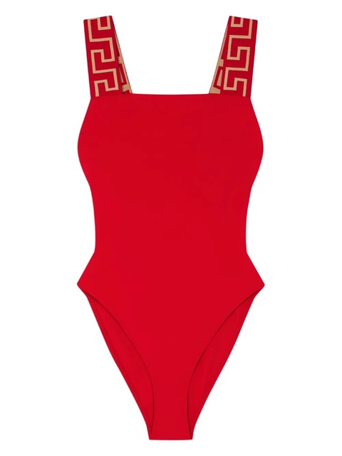 Versace Greca Border one-piece swimsuit - Red - zdjęcie produktu nr 1