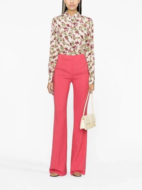 ETRO mid-rise flared trousers - Pink - zdjęcie produktu nr 2