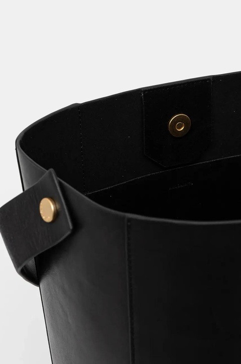 AllSaints torebka skórzana ALBA HOBO kolor czarny W110XC - zdjęcie produktu nr 2