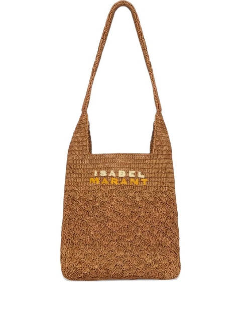 ISABEL MARANT Praia crochet-detail shoulder bag - Brown - zdjęcie produktu nr 1